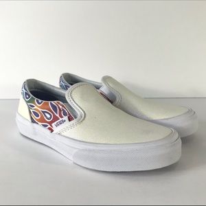 Vans Classic Slip-On Sparkle Flame Sneakers